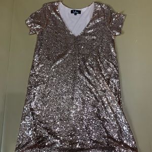 Lulus sequin dress